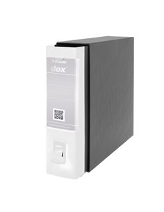 Registratore Dox 2 bianco dorso 8cm f.to protocollo Esselte D26203 DOX REGISTRATORI A LEVA