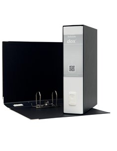 Registratore Dox 2 bianco dorso 8cm f.to protocollo Esselte D26203 DOX REGISTRATORI A LEVA 2