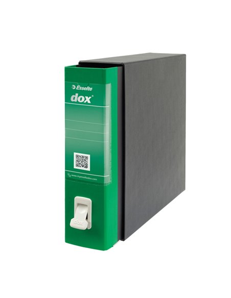 Registratore Dox 2 verde dorso 8cm f.to protocollo Esselte D26214