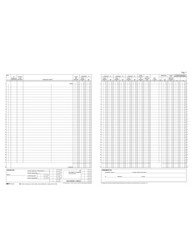 REGISTRO IVA FATTURE 31X24,5 22 PAG. E2133 EDIDRO E2133 EDIPRO AZIENDE-CONTABILITA' GENERALE
