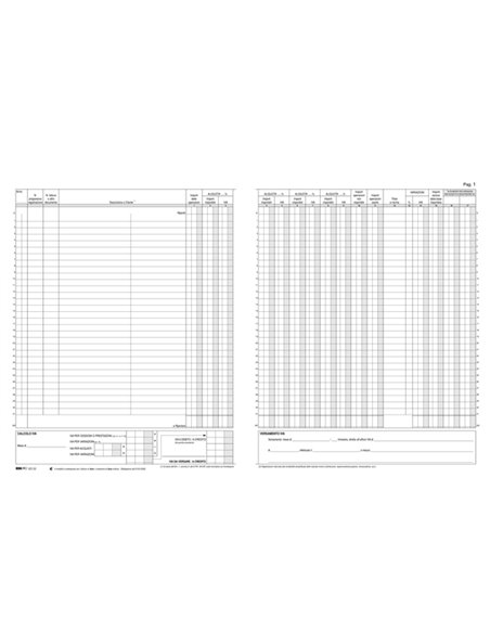 REGISTRO IVA FATTURE 31X24,5 22 PAG. E2133 EDIDRO E2133 EDIPRO AZIENDE-CONTABILITA' GENERALE