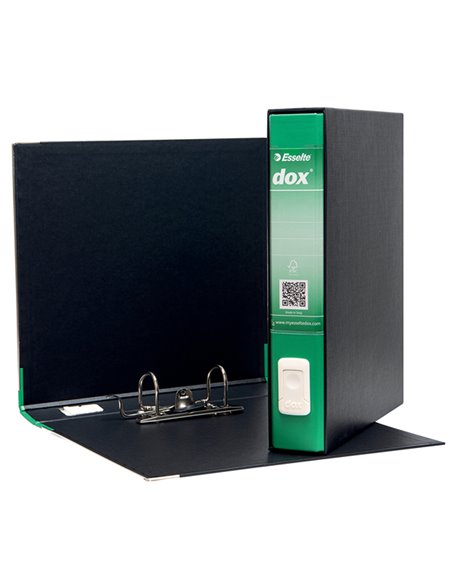 Registratore Dox 4 verde dorso 5cm f.to commerciale Esselte D26414