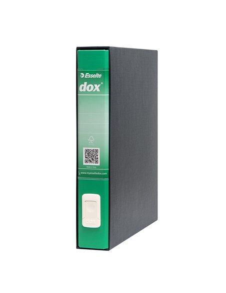 Registratore Dox 4 verde dorso 5cm f.to commerciale Esselte D26414