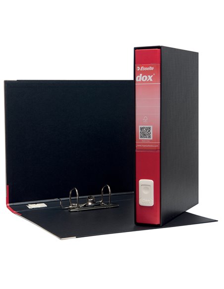 Registratore Dox 5 rosso dorso 5cm f.to protocollo Esselte D26511 DOX REGISTRATORI A LEVA
