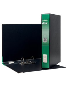 Registratore Dox 5 verde dorso 5cm f.to protocollo Esselte D26514 DOX REGISTRATORI A LEVA