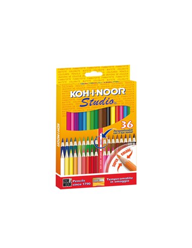 Astuccio 36 matite colorate Studio Koh.I.Noor DH3336