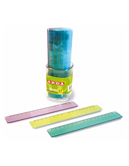 BARATTOLO 30 RIGHELLI 17CM LARGHI COLORATI ARDA 28917BAR