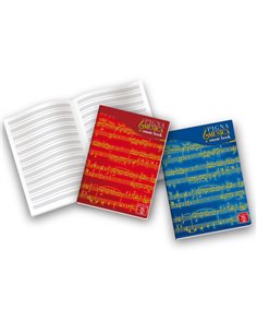MAXIQUADERNO MUSICA 21X29,7CM 32FG 100GR 12 PENTAGRAMMI 0408197IN PIGNA BLOCCHI STENO-MUSICA