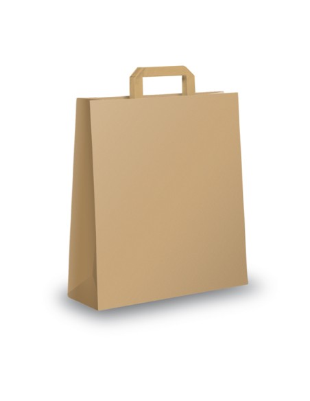 BLISTER 25 SHOPPERS 36X12X41CM AVANA NEUTRO PIATTINA 031311 Mainetti Bags SHOPPERS E BUSTE IN CARTA