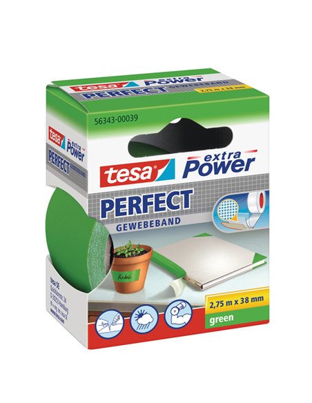 NASTRO ADESIVO TELATO 38MMX2,7MT VERDE 56343 XP PERFECT 56343-00039-04 TESA NASTRI ADESIVI SPECIALI (CARTA-TELATO-ECC.)