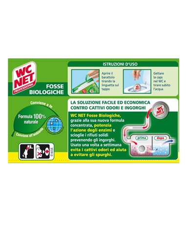 WC NET FOSSE BIOLOGICHE 216GR X 12 CAPSULE M74408 WC NET DETERGENTI-DETERSIVI PER PULIZIA