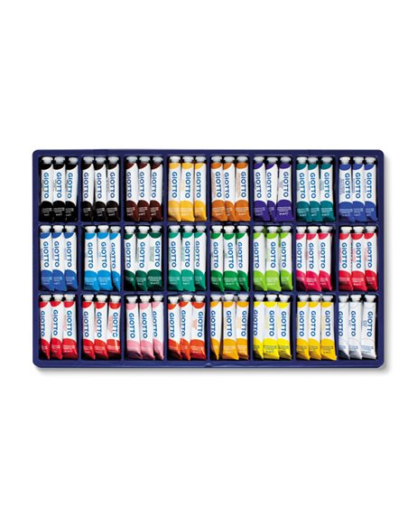 VETRINETTA 144 TEMPERA GIOTTO TUBO 4 (12ML) ASSORT. 35250000
