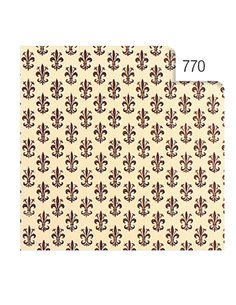 ROTOLO CARTARIVESTO 50X500CM GIGLIO MARRONE LAVABILE REX58 X33X5-770