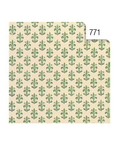 ROTOLO CARTARIVESTO 50X500CM GIGLIO VERDE LAVABILE REX58 X33X5-771