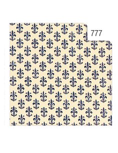 ROTOLO CARTARIVESTO 50X500CM GIGLIO BLU LAVABILE REX58 X33X5-777
