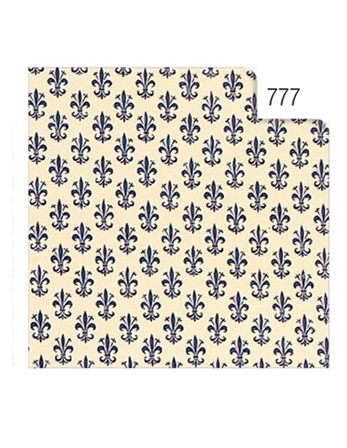 ROTOLO CARTARIVESTO 50X500CM GIGLIO BLU LAVABILE REX58 X33X5-777