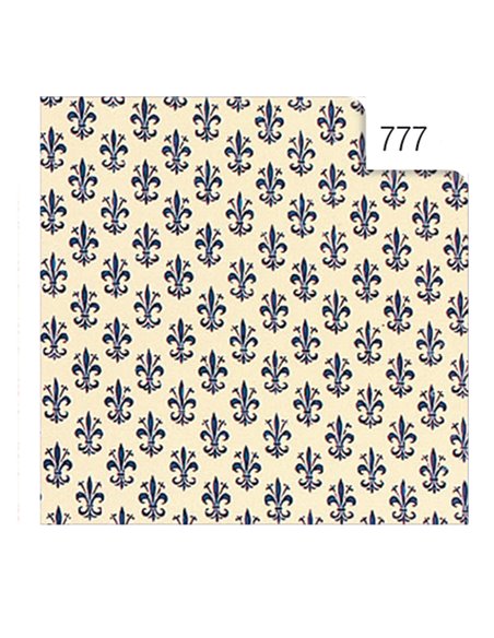 ROTOLO CARTARIVESTO 50X500CM GIGLIO BLU LAVABILE REX58 X33X5-777