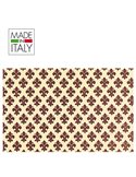 ROTOLO CARTARIVESTO 49X300CM GIGLIO MARRONE ADESIVO REXTACO T33Y3-413