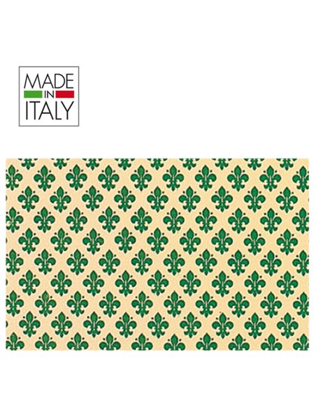 ROTOLO CARTARIVESTO 49X300CM GIGLIO VERDE ADESIVO REXTACO T33Y3-416
