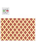 ROTOLO CARTARIVESTO 49X300CM GIGLIO ROSSO ADESIVO REXTACO T33Y3-419