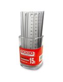 BARATTOLO 15 RIGHELLI ALLUMINIO 15CM ARDA 17915BAR