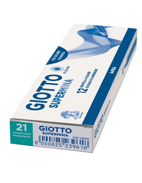 Pastello Giotto Supermina monocolore acqua marina 21 239021 GIOTTO PASTELLI COLORATI