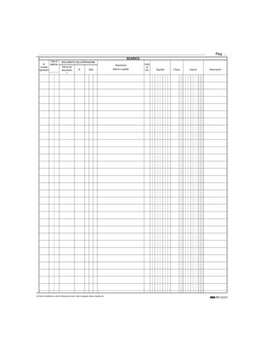 REGISTRO MERCI IN DEPOSITO 50FG 31X24,5 E2279 E2279 EDIPRO AZIENDE-CONTABILITA' GENERALE