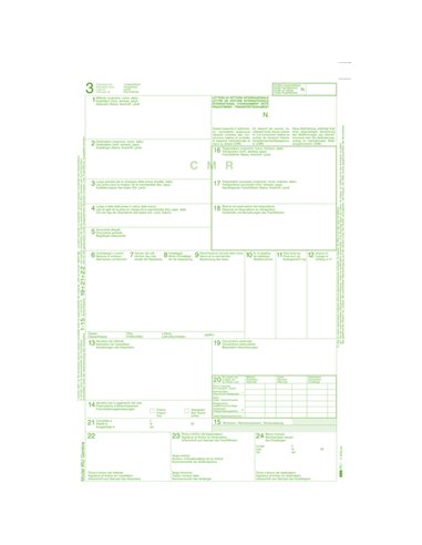 50 FOGLI SNAP 5 COPIE C.M.R. LETTERA VETTURA INTERNAZ. E0052TER EDIPRO E0052TER EDIPRO MAGAZZINO-TRASPORTI