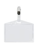 100 portanome Pass 3P 9,5x6cm c/clip in metallo s/cartoncino Sei Rota 318009
