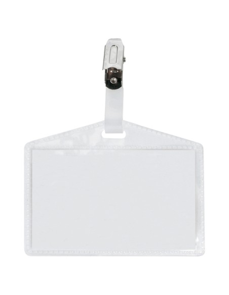 100 portanome Pass 3P 9,5x6cm c/clip in metallo s/cartoncino Sei Rota 318009