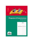 BLOCCO COPIA COMMISSIONI 29,7X21 100FOGLI USO MANO E5236 EDIPRO E5236