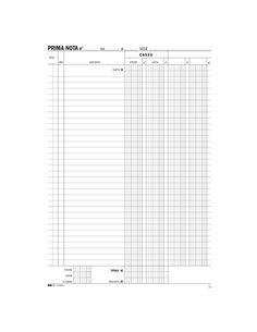 BLOCCO PRIMA NOTA CASSA 50/50 FOGLI AUTORIC. 31X21 E5369A E5369A EDIPRO AZIENDE-CONTABILITA' GENERALE 2