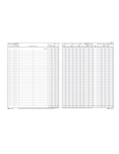 REGISTRO IVA ACQUISTI 22 PAG. NUMERATE 31X24,5CM E2116N EDIPRO E2116N EDIPRO AZIENDE-CONTABILITA' GENERALE