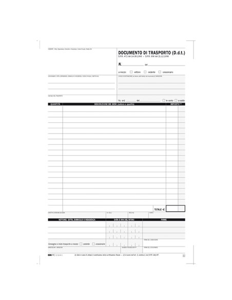 BLOCCO DDT 29,7X21CM 25FG 4 COPIE AUTORICALCANTE E5218C EDIPRO E5218C EDIPRO MAGAZZINO-TRASPORTI