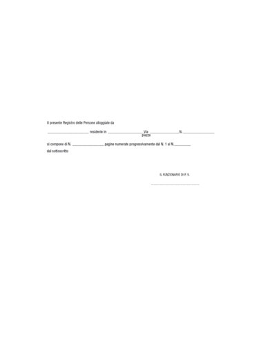 REGISTRO PERSONE ALLOGGIATE 31x24.5cm 46pg E2846 EDIPRO E2846 EDIPRO ALBERGHI-RISTORANTI