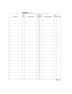 REGISTRO FIRME PRESENZE AL LAVORO 31X24 100PAG. E2819 E2819 EDIPRO AZIENDE-CONTABILITA' GENERALE