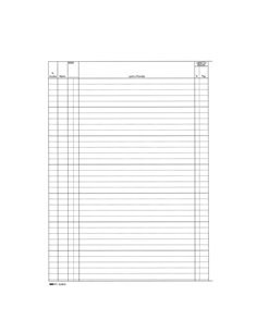 REGISTRO CONTABILITA' DEI LAVORI 31x21cm 47pag numerate E2923 EDIPRO E2923 EDIPRO AZIENDE-CONTABILITA' GENERALE 2