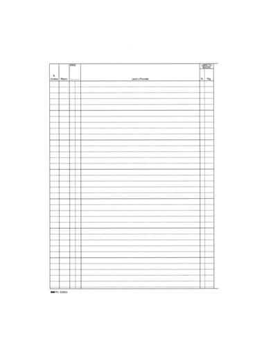 REGISTRO CONTABILITA' DEI LAVORI 31x21cm 47pag numerate E2923 EDIPRO E2923 EDIPRO AZIENDE-CONTABILITA' GENERALE
