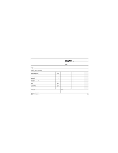 BLOCCO PRELIEVO CARBURANTE 50/50 FG AUTORIC. 9,9X17 E5326A E5326A EDIPRO BLOCCHI-SCHEDE CARBURANTE