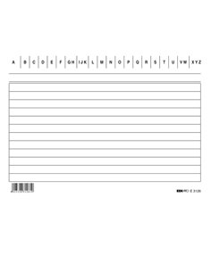 100 SCHEDE RIGATE ORIZZONTALE 10.5X15CM E3126BL EDIPRO E3126BL EDIPRO SCHEDE-SCHEDARI