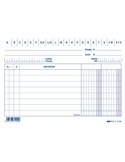 100 SCHEDE 2 COLONNE ORIZZONTALE 10.5X15CM E3129BL EDIPRO E3129BL