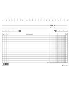 100 SCHEDE 2 COLONNE ORIZZONTALE 15X21CM E3253 EDIPRO E3253BL EDIPRO SCHEDE-SCHEDARI