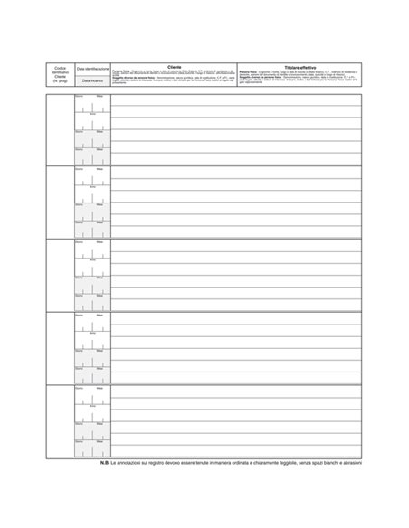 REGISTRO ANTIRICICLAGGIO OPERATORI NON FINANZ. 31X24 96FG E2179 EDIPRO E2179 EDIPRO AZIENDE-CONTABILITA' GENERALE
