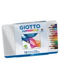 ASTUCCIO METALLO 12 PASTELLI SUPERMINA GIOTTO 236700
