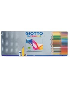 ASTUCCIO METALLO 50 PASTELLI SUPERMINA GIOTTO 237500