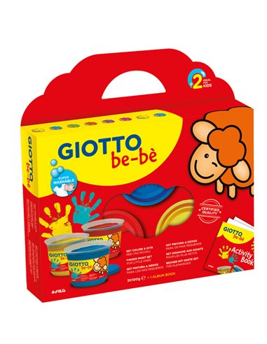 SUPERCOLORI A DITA GIOTTO BE-BE' 460700 GIOTTO BEBE ACQUERELLI-COLORI A DITA