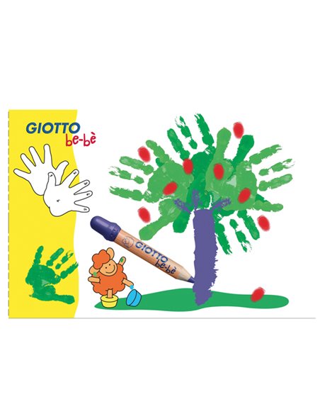 SUPERCOLORI A DITA GIOTTO BE-BE' 460700 GIOTTO BEBE ACQUERELLI-COLORI A DITA