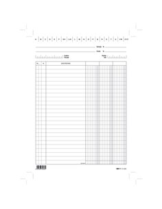 100 SCHEDE 3 COLONNE VERTICALE 29,7X21CM E3563 EDIPRO E3563 EDIPRO SCHEDE-SCHEDARI
