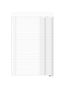 REGISTRO A 2 COLONNE 100PAG. 31X24CM E2763 E2763 EDIPRO AZIENDE-CONTABILITA' GENERALE