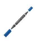 PENNARELLO LUMOCOLOR DUO PERMANENT 348 F/M BLU 348-3